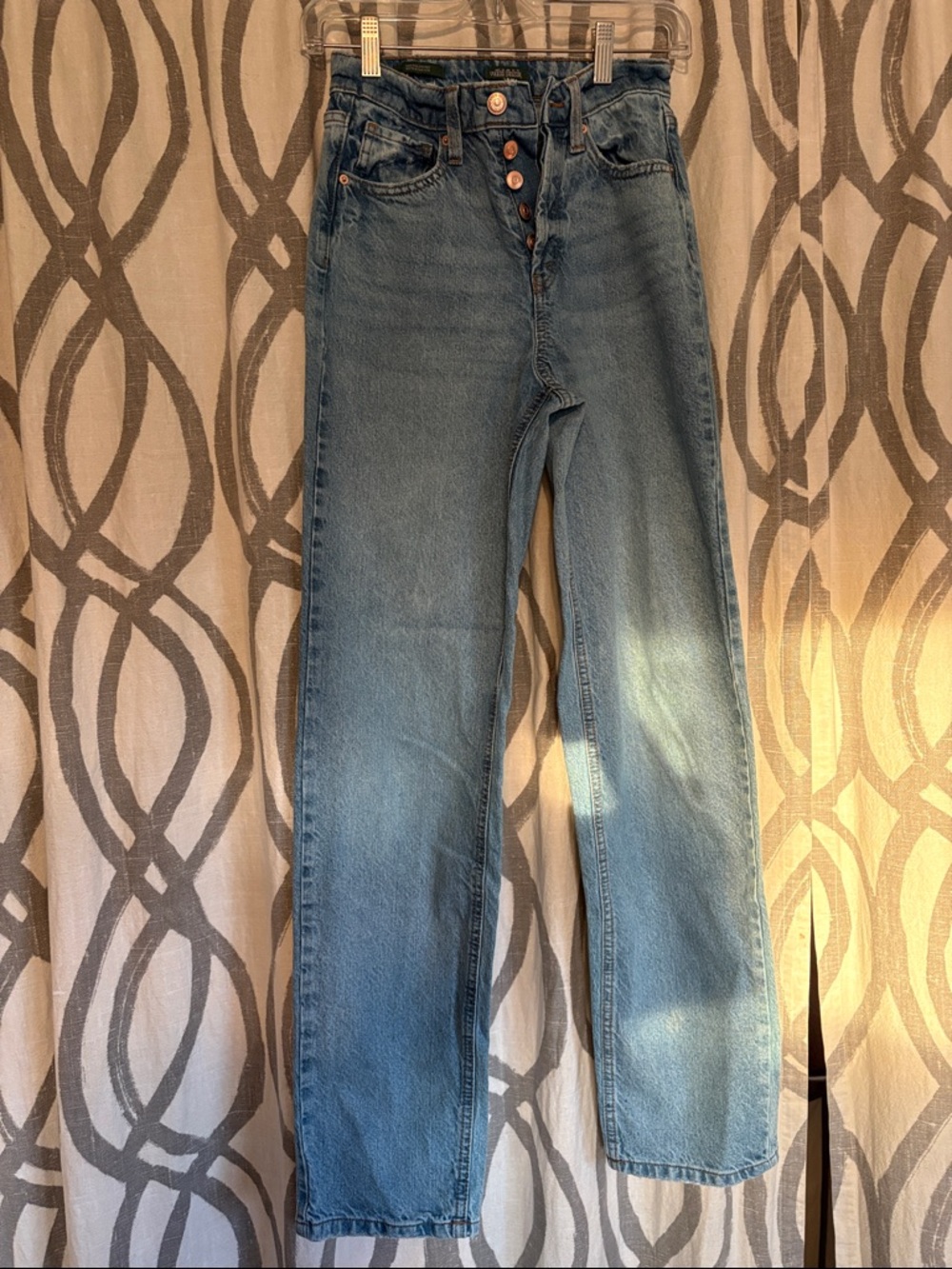 wild fable High-Rise Straight Leg Jeans - Light Blue